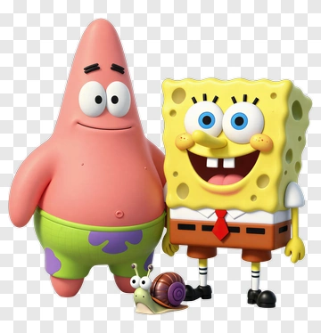 Spongebob Squarepants And Patrick Star Characters PNG
