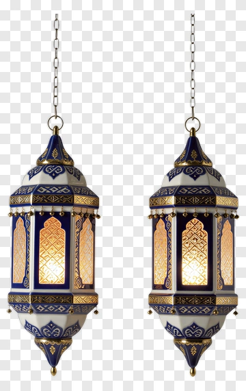 Decorative Hanging Lanterns PNG