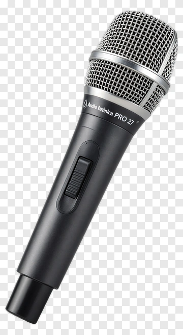 Dynamic Microphone With On/Off Switch PNG