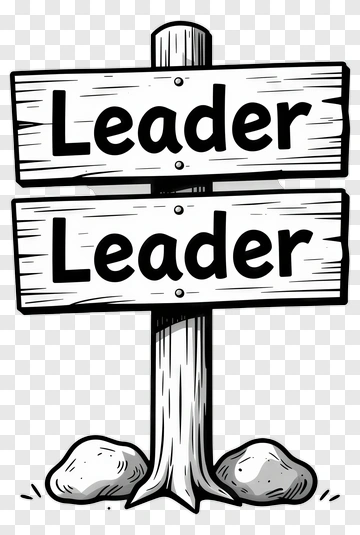 Leader Signpost PNG
