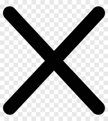 Black Cross Symbol PNG