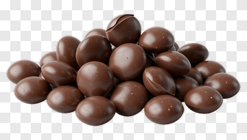 Chocolate Candy Coated Eggs PNG