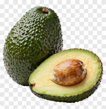 Avocado Halved With Seed PNG