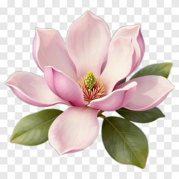 Pink Magnolia Flower PNG