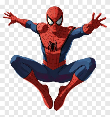 Spider-Man In Action Pose PNG