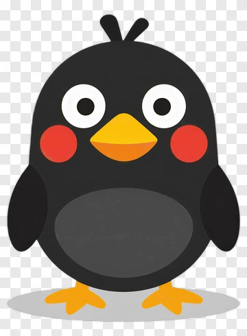 Cartoon Penguin Character PNG