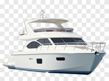 White Yacht PNG