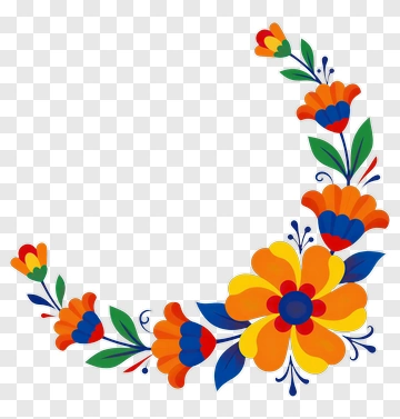 Colorful Floral Arrangement PNG