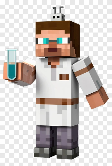 3D Scientist Holding A Test Tube PNG