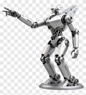 3D Robot Pointing PNG