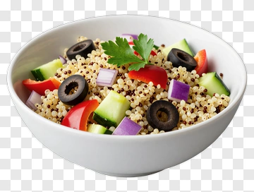 Vegetable Quinoa Salad With Olives PNG