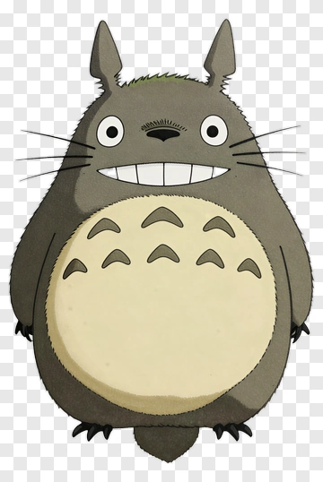 Cartoon Totoro Character PNG