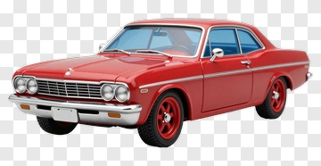Red Classic Car PNG