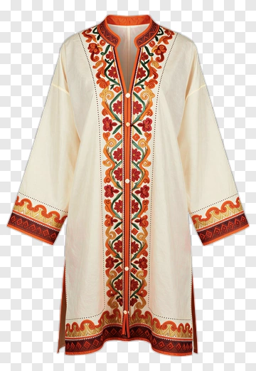 Embroidered Traditional Kaftan PNG