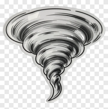 Illustration Of A Tornado PNG