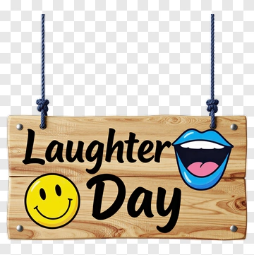 Laughter Day Sign With Smile And Mouth Graphics PNG