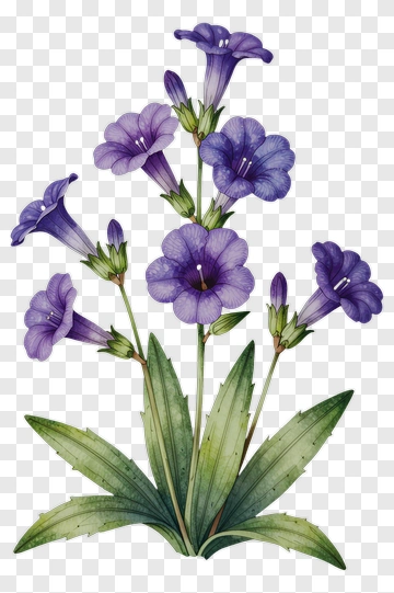 Purple Flower Bouquet PNG