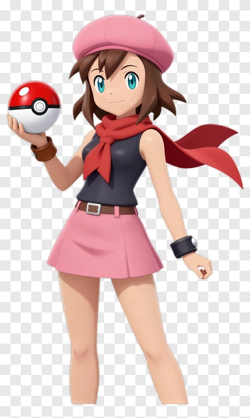 Trainer Holding A Poké Ball PNG