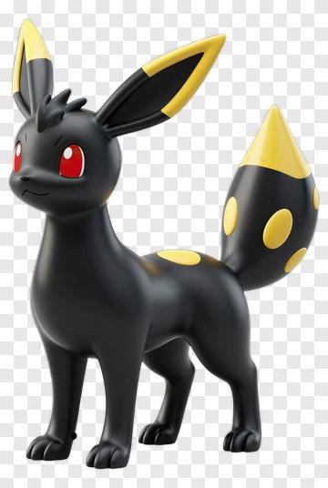 Eevee Evolution Umbreon Figure PNG