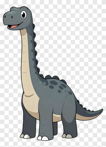 Cartoon Dinosaur Standing PNG