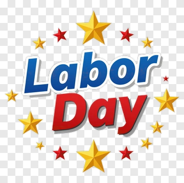 Labor Day Celebration Graphic PNG