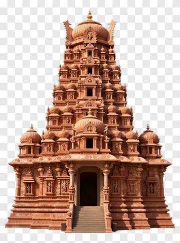 Hindu Temple Structure PNG