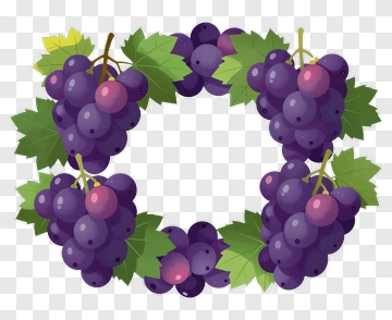 Grape Wreath PNG