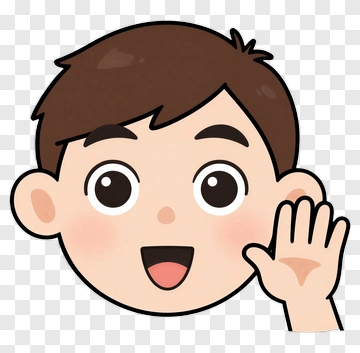 Cartoon Boy Waving Hello PNG