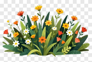 Colorful Flower Bouquet PNG