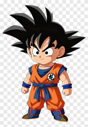 Cartoon Character In Orange Outfit PNG