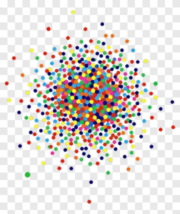 Colorful Dot Pattern PNG