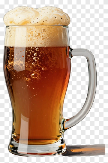 Cold Beer In A Glass Mug PNG