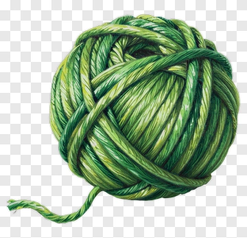 Green Yarn Ball PNG