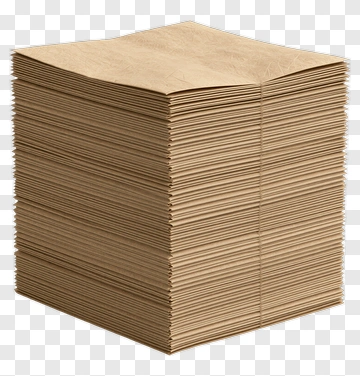 Stack Of Brown Paper Sheets PNG