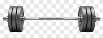 Barbell Weightlifting Equipment PNG