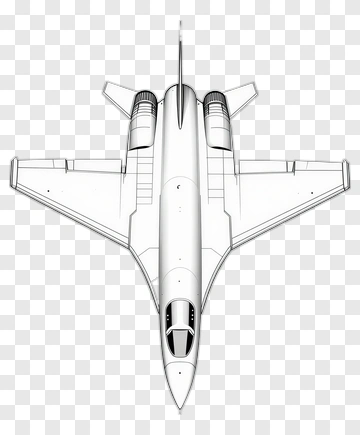 Top View Of A Fighter Jet PNG