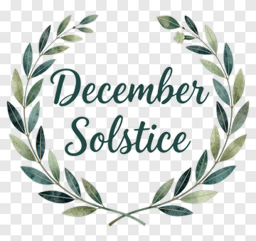 December Solstice Wreath PNG
