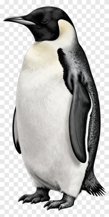 Emperor Penguin Standing PNG