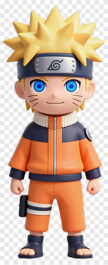 Naruto Uzumaki Figurine PNG