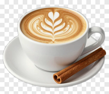 Coffee Cup With Cinnamon Stick PNG