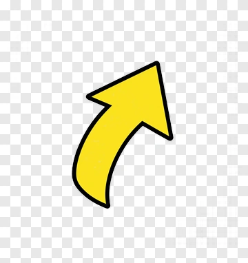 Yellow Arrow Pointing Upward PNG