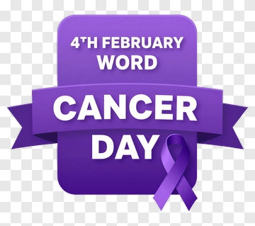 Cancer Day Awareness Badge PNG
