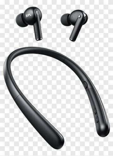 Wireless Earbuds With Neckband PNG