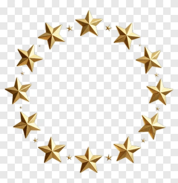 Circle Of Golden Stars PNG