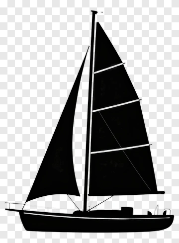 Sailboat Silhouette PNG