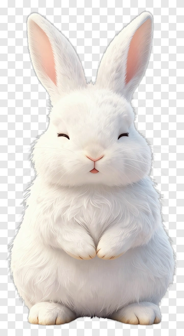 Cute Cartoon Rabbit PNG