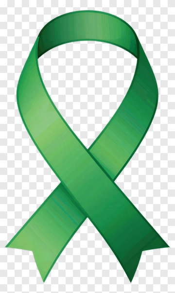 Green Awareness Ribbon PNG