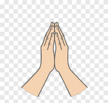 Hands In Prayer Position PNG