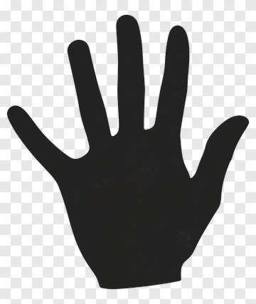 Black Hand Silhouette PNG