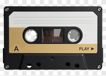 Audio Cassette Tape PNG